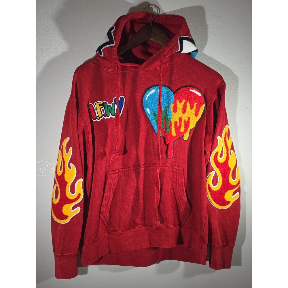 I.F.W.Y Pullover Hoodie Size Smal Red Hoodie Sweatshirt